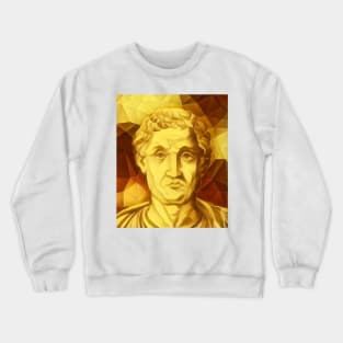 Anicius Manlius Severinus Boethius Golden Portrait | Boethius Artwork 9 Crewneck Sweatshirt